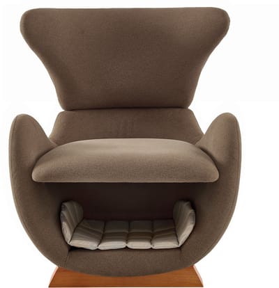 Zubaliya 1x Design Fauteuil Met Verborgen Kattenhol - Diervriendelijke Leesstoel Voor Katten En Kleine Honden - Krabbestendige Stof - Walvis Haai Design - 66x69x76 Cm