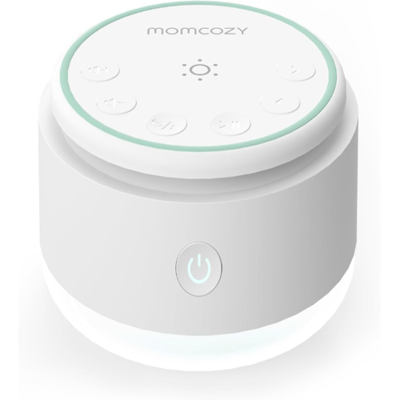 Momcozy babygeluidsmachine - draagbaar - wit