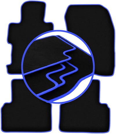 CARLUX-BLAUW automatten voor: Honda Civic VIII 4D sedan (2006-2011)