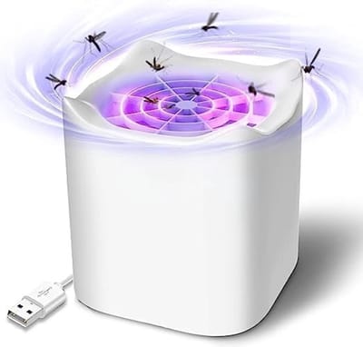 Insectenverdelger, USB-elektrische vliegenval, muggenlamp, muggenlamp, muggenverdelger, insectenval, vliegenvanger, muggenkiller, lamp met uv-licht voor binnen, keuken, slaapkamer, kantoor