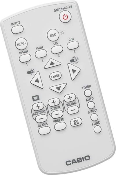 Afstandsbediening geschikt voor de CASIO CX-F1 beamer, vervangt YT-161