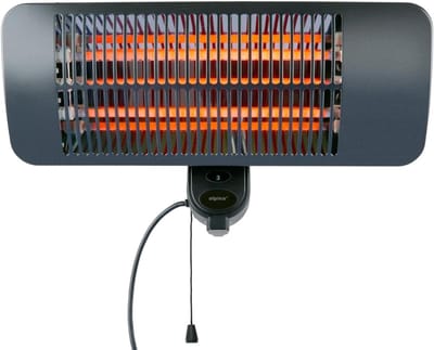 Terrasverwarmer - Buitenverwarming - Buiten Zitten - Infrarood Verwarming - 2000W 3 Niveaus - Zwart