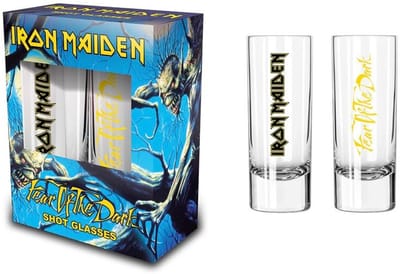 Iron Maiden Shotglazenset - Fear Of The Dark - voor Geen - transparant
