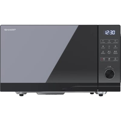 Sharp YC-GC52BE-B Flatbed combimagnetron met grill en heteluchtoven - 900W - 25 liter - zwart