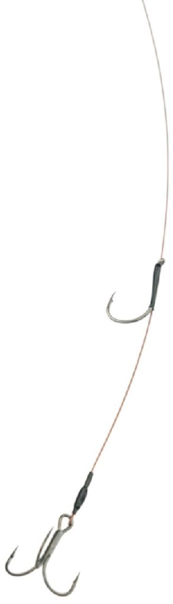 Deadbait Leaders 1x single + treble 50cm 30lb 2pcs Rozemeijer - Doodaas Onderlijn - Doodaas Dreg - Onderlijn Snoek - Onderlijn Snoekbaars