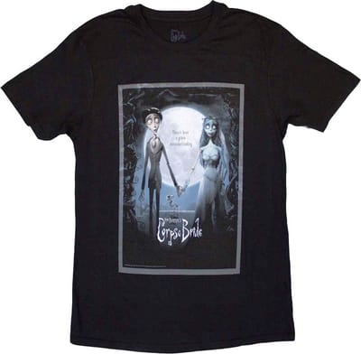Corpse Bride - Movie Poster Heren T-shirt - S - Zwart