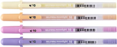 Gelschrijver Sakura Gelly Roll Moonlight 10 sunrise set à 4 kleuren | 6 stuks