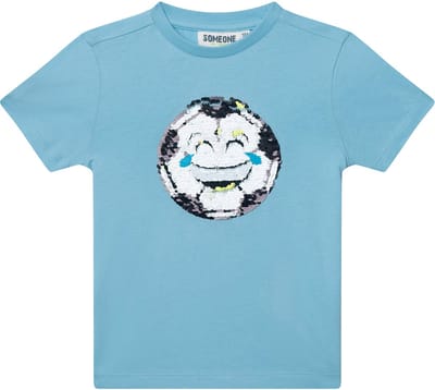 Someone DIRK-SB-02-L Jongens T-shirt - LIGHT BLUE