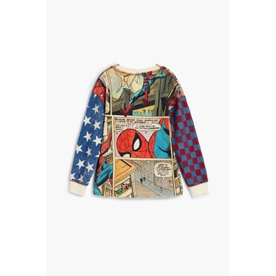 Kinder-T-shirt met lange mouwen Desigual Spider Comic