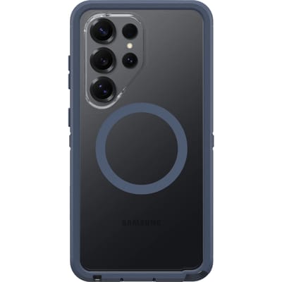 OtterBox Defender Pro XT Hoesje Geschikt voor Samsung Galaxy S26 Ultra - Back Cover Compatibel met MagSafe & Qi2 - Beschermhoes Blauw Transparant