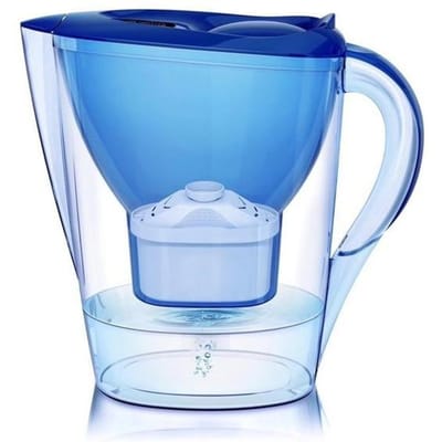 Waterzuiveraar Huishoudelijke actieve koolstoffilter Koude waterkoker Keukenwaterzuiveraar Gezonde drankmachine 2.8L blauw