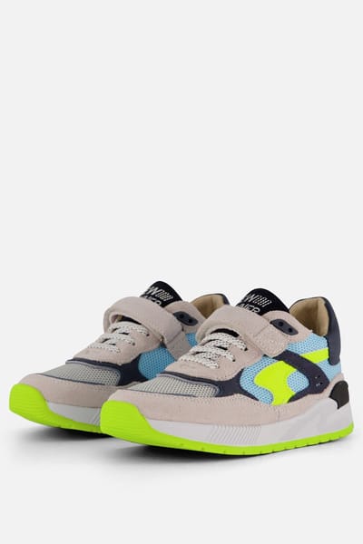 Shoesme Trainer Sneakers grijs Leer - Maat 33