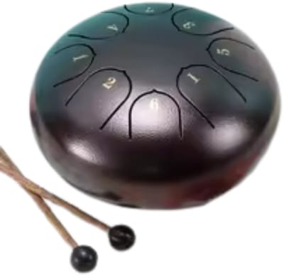 Livano Handpan - Tongue Drum - Steel - Regen - Klankschaal - Brons