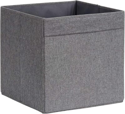 Famanu – Set van stoffen opbergdozen - vierkant 33 x 33 x 33 cm - extra stabiel en duurzaam materiaal - geschikt voor plank of kast - ideaal voor het organiseren van kleding en accessoires