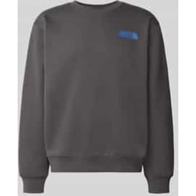 relaxed fit sweatshirt van katoenmix