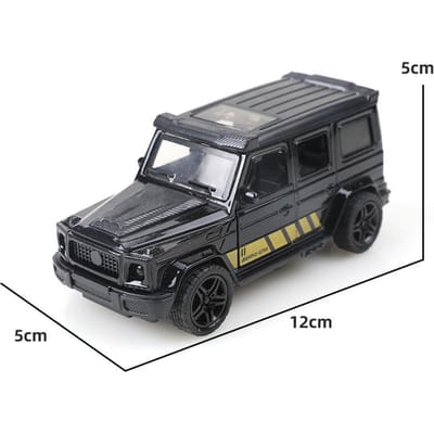 Voiture Jouet à Tirer pour Garçon, Jouet en Métal Moulé sous Pression, Options de Couleurs Noir et Jaune, Échelle 1/36, 3 Portes, gray