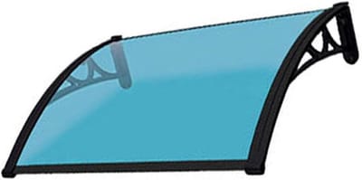 Buitenluifel - Regendak Deur - Bescherming tegen weer - Duurzaam UV-bestendig - 100 cm x 240 cm - Blauw paneel