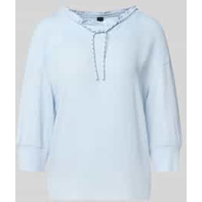 Shirt met lange mouwen met tunnelkoord