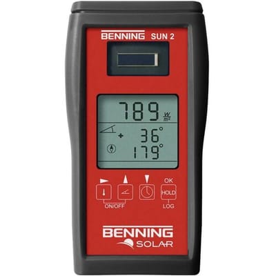 Benning SUN 2 Fotovoltaïsche multimeter Digitaal Datalogger