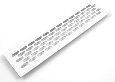 Dailygoody - Aluminium ventilatierooster - Ventilatieoplossing - Wit - Afvoerrooster - Eenvoudige montage - Geschikt voor diverse toepassingen - 245 x...