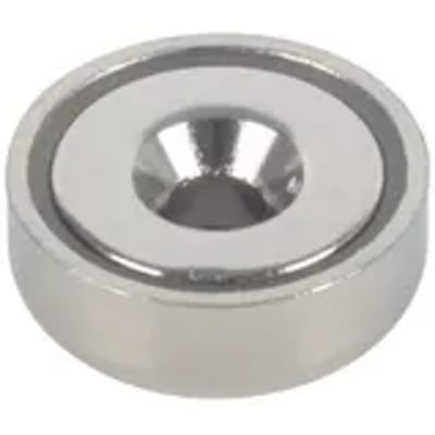 Fix-o-moll Bevestigingsmagneet - Verzonken Gat - Neodymium - 20x7mm