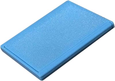 Geheugenkaarthoes - Kaarthouder Beschermhoes - Gegevens Beschermen - Schokbestendig Ontwerp - 6 x 4 x 1 cm - Blauw