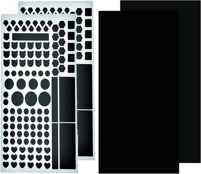 Dimmende Stickers voor LED-verlichting, Rood Licht, Zwartout, 80%/100% Dimming, Ideaal voor Elektronica, Slaapkamers, Ventilatoren en Airco's