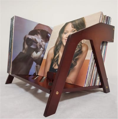 Stijlvolle vinyl platenhouder voor 80 LP's - Elegant design voor opslag en weergave