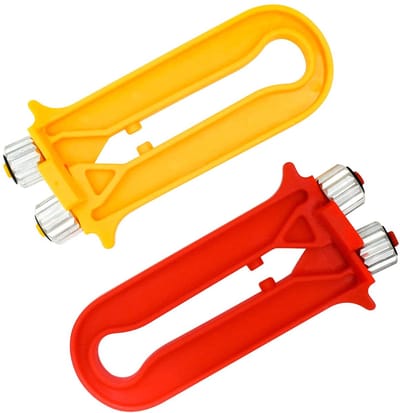 Dailygoods- Draadspanner Hoogwaardig Metaal/Kunststof - Draadkrimper - Bijenteeltbenodigdheden - 2 Stuks - Compact Formaat - Eenvoudig te Vervoeren