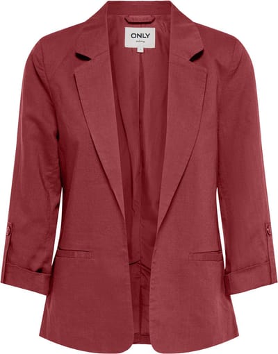 Only Blazer Onlcaro-isola 3/4 Blazer Tlr 15374114 Brick Red Dames Maat - S