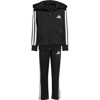 Adidas Essentials Tracksuit Trainingspakken Peuter - Zwart - Maat 99 - 104 CM - Poly Mesh