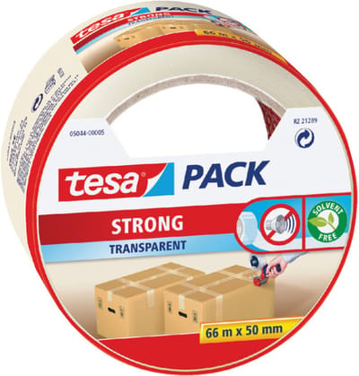 Verpakkingstape tesapack strong 66mx50mm tr | 36 stuks