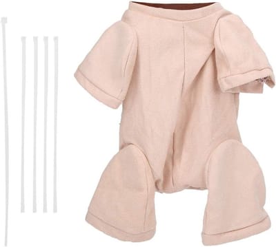 Reborn Doll Doek Lichaam, Reborn Doll Doek Doll Fabric Doek Lichaam Meerdere Maten met 5 Kabelbinders 1 X Doek Lichaam voor Reborn Baby voor 3/4 Arm en Been Doll Kit(20 inch)