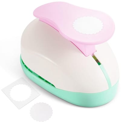 Papier Punch - Knutsel Punch - Kaarten Maken - Verschillende Vormen - 23.5 x 14 x 11 cm - Wit