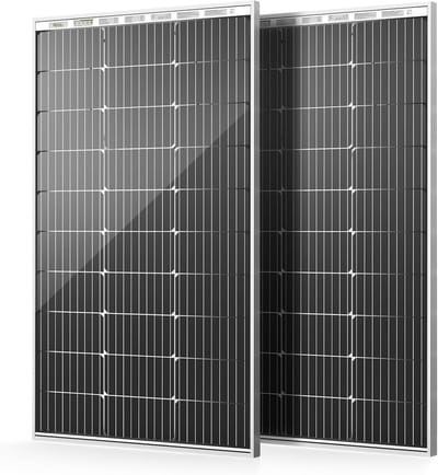 200 Watt 12V Monokristallijn Zonnepaneel Hoog rendement voor Acculader Boot en Caravan