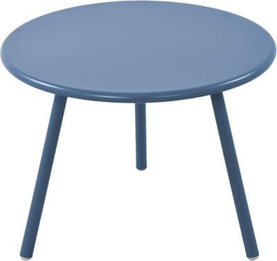 Ronde Salontafel voor Binnen en Buiten - Weer- en UV-bestendig - Multifunctionele Bijzettafel in Blauw