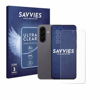 Savvies - Screenprotector voor Samsung Galaxy A57 5G (Voor+Camera) - Folie Beschermfolie transparant 6 Stuks
