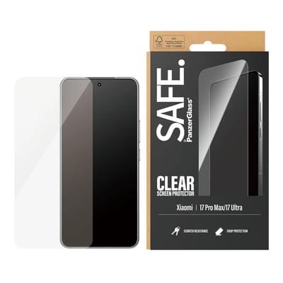 SAFE by PanzerGlass Ultra-Wide Fit Screenprotector voor de Xiaomi 17 Ultra