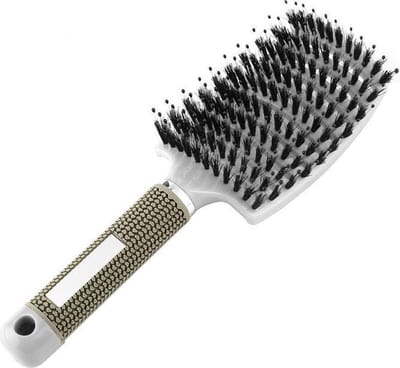 *** Anti Klit Haarborstel - White Soft - Hairbrush - Professional - van Heble® ***