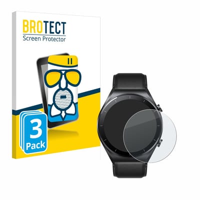BROTECT - Screenprotector voor Xiaomi Watch S1 - Folie Beschermfolie Beschermglas matte 3 Stuks