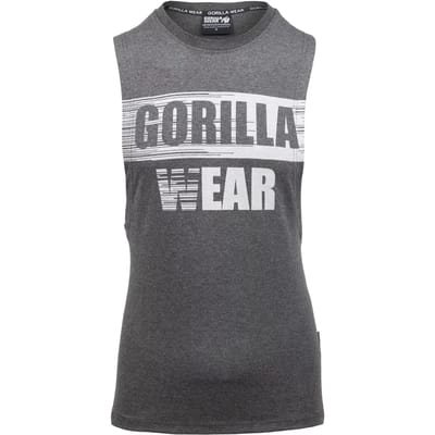 Gorilla Wear Lopez Drop Armhole Tank Top - Donkergrijs - S