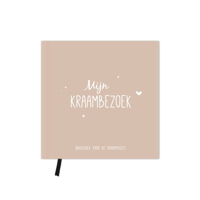 Kraambezoekboek - zand - Fien & Feau