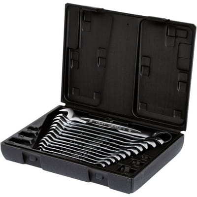 KS TOOLS GEARplus - Ringsleutelset - 16-delig - Met Ratelfunctie - FlankTraction