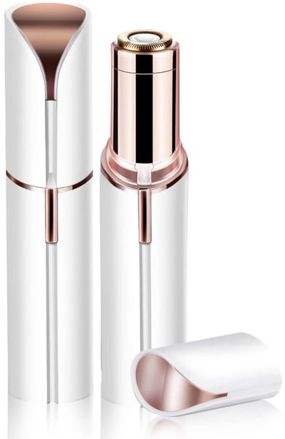 carmdering - Facial Hair Removal For Women - Elektrische Gezichts Ontharer - Pijnloze Mini Epilator USB Oplaadbaar - Kunststof - Compact En Huidvriendelijk Ontwerp - Voor Gezicht En Lichaam - 1 Stuk