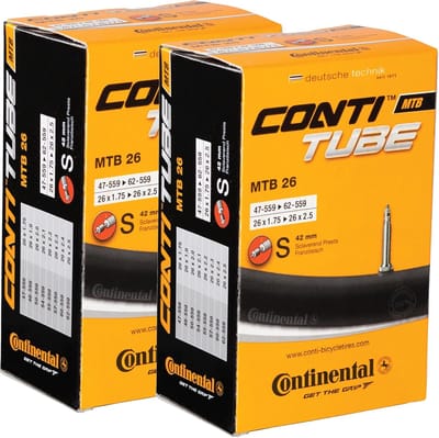 Binnenbanden Set - Fietsbanden Reserve - Mountainbiken Reparatie - 42mm Presta Ventiel - 26x1.75-2.5 Inch