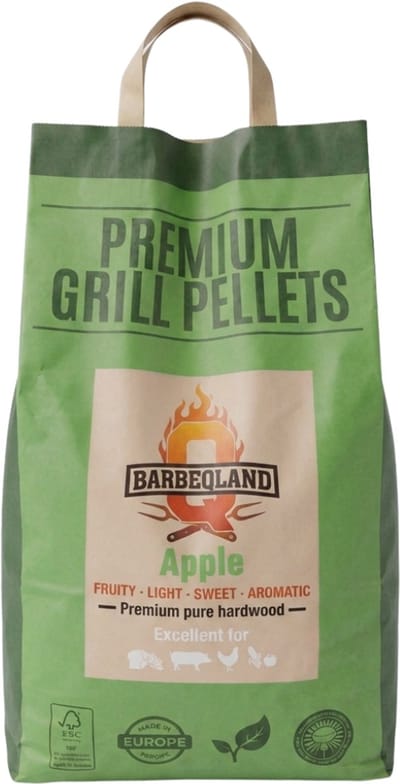 BarbeQland Houtpellets - Barbecue Pellets - Apple - 100% natuurlijk hout - Appel | 8kg