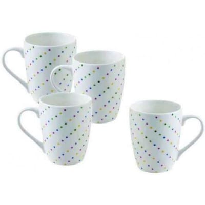 Kopjes - Benetton - Addige - Porselein Bone China - 360 ml - 4 stuks
