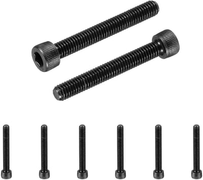 25 Stuks M6 x 45mm Zeskantbouten, 12.9 Carbon Staal, Volledige Draad, Ideaal voor Reparaties en Bevestigingen