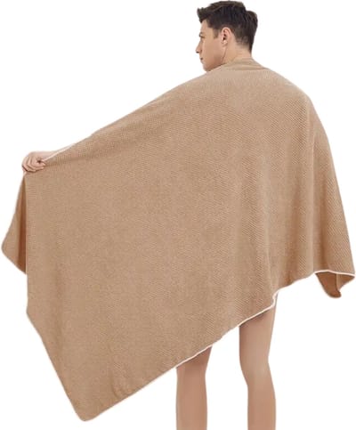 Livano Badlaken - Strandlaken - Badlakens - Strandhanddoek - Volwassenen - Handdoeken - Beach Towel - Stranddeken - Khaki