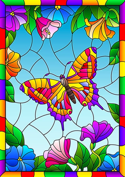 Enjoy Puzzle legpuzzel Kristallschmetterling - 1000 stukjes kleurrijk.